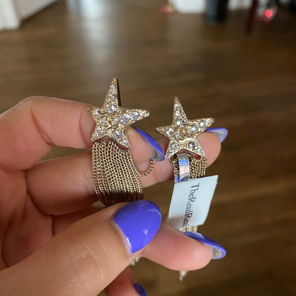 Chanel Earphone charms with crystals